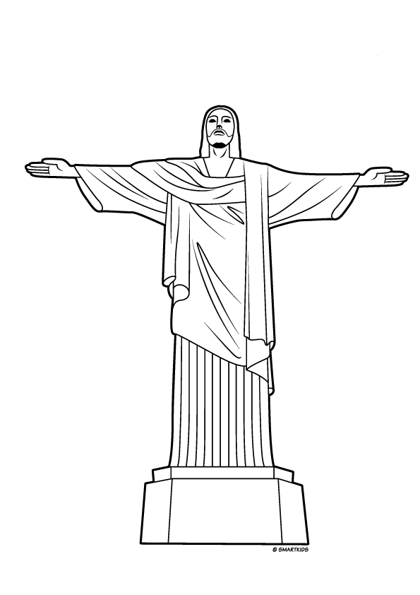 Desenho Do Cristo Redentor Desenhos Para Desenhar